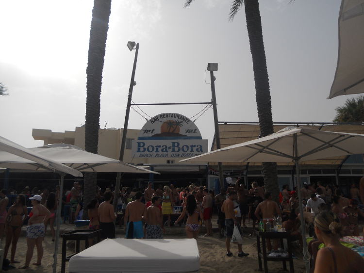 platja d'en Bossa Ibiza Bora Bora